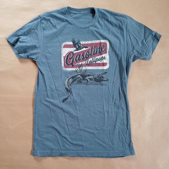 Gasoline Lollipops T Shirt Women's Size M Rock Folk Punk Alt Country Music Band - Picture 1 of 5